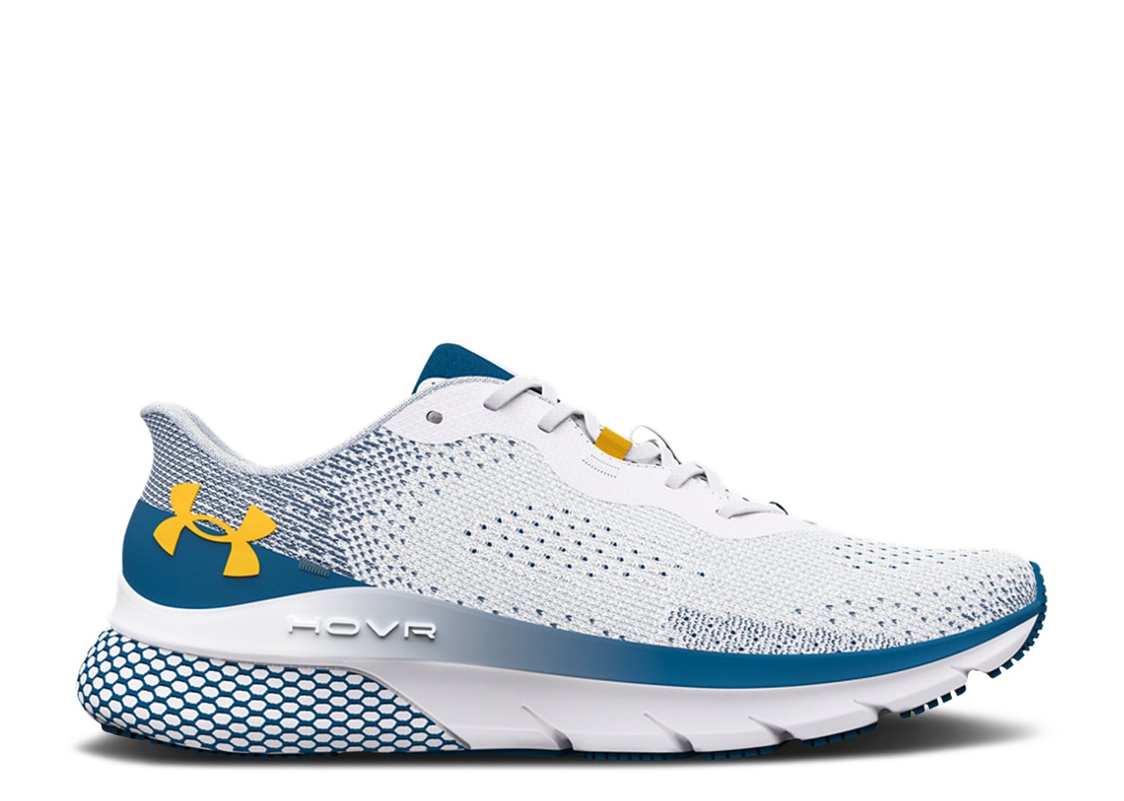 (Grade School) Under Armour HOVR Turbulence 2 'White Blue Gold' 3027775-100