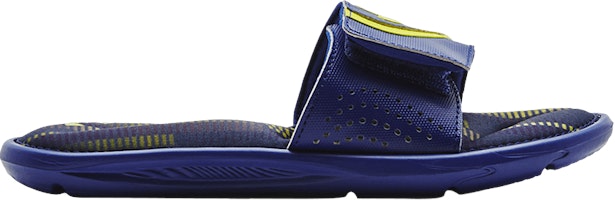 (Grade School) Under Armour Ignite 6 Graphic Footbed Slide 'Bauhaus Blue' 3023784-402 (Grade School) Under Armour Ignite 6 Graphic Footbed Slide 'Bauhaus Blue' 3023784-402