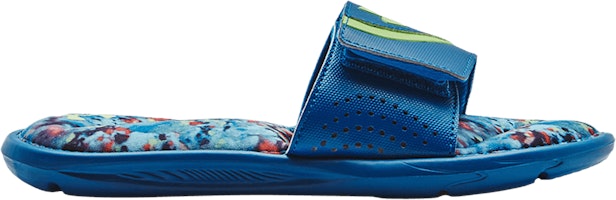 (Grade School) Under Armour Ignite 6 Graphic Footbed Slide 'Cruise Blue' 3023784-401 (Grade School) Under Armour Ignite 6 Graphic Footbed Slide 'Cruise Blue' 3023784-401