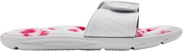 (Grade School) Under Armour Ignite 6 Graphic Footbed Slide 'Halo Grey White' 3023790-100 (Grade School) Under Armour Ignite 6 Graphic Footbed Slide 'Halo Grey White' 3023790-100