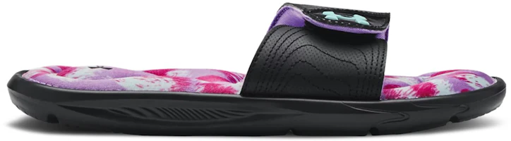 (Grade School) Under Armour Ignite 6 Graphic Footbed Slide 'Black Breeze' 3023790-001 (Grade School) Under Armour Ignite 6 Graphic Footbed Slide 'Black Breeze' 3023790-001