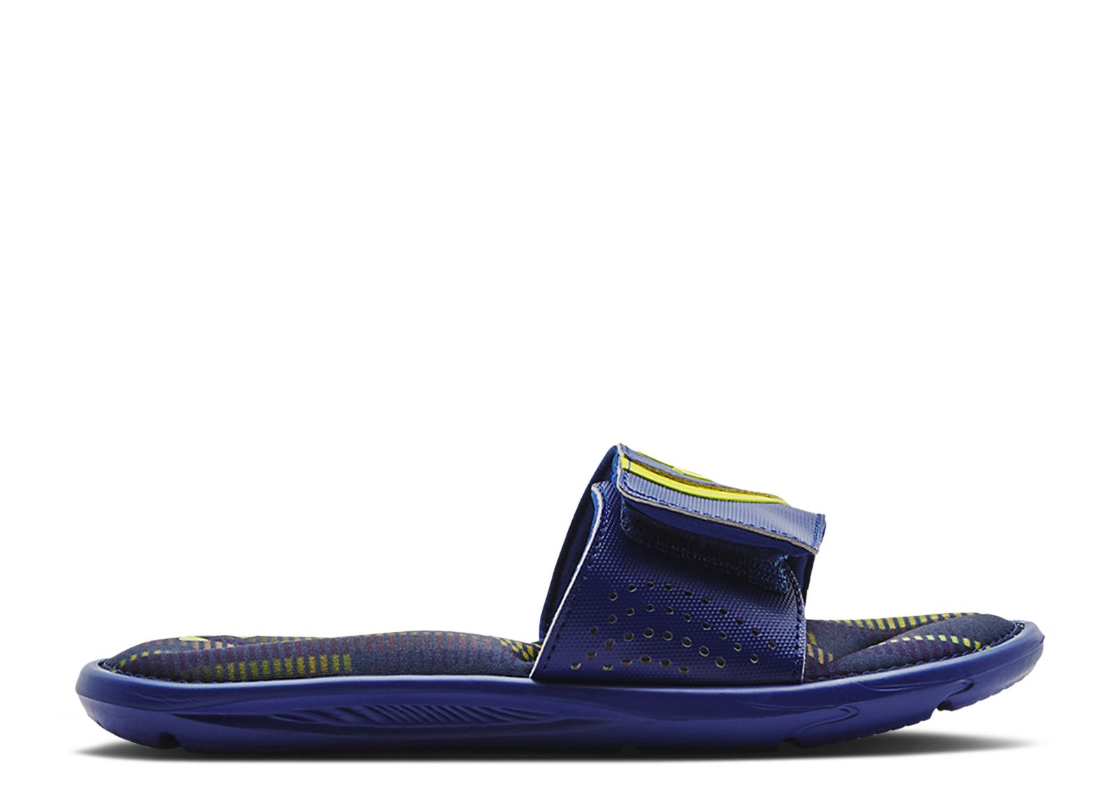 (Grade School) Under Armour Ignite 6 Graphic Footbed Slide 'Bauhaus Blue' 3023784-402