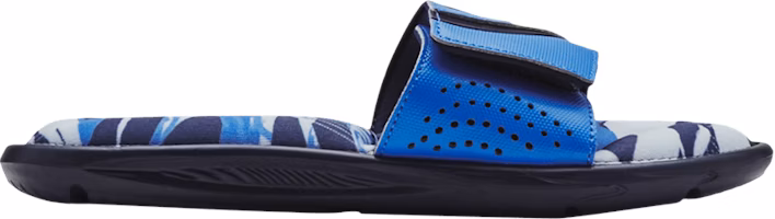 (Grade School) Under Armour Ignite 6 Graphic Footbed Slide 'Academy Blue Circuit' 3023784-400 (Grade School) Under Armour Ignite 6 Graphic Footbed Slide 'Academy Blue Circuit' 3023784-400