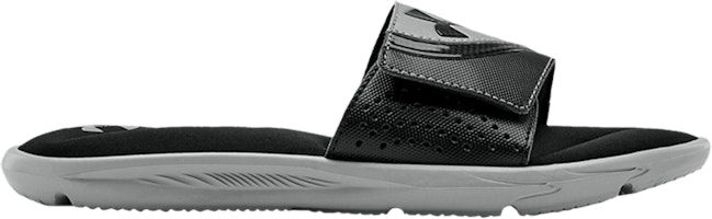 (Grade School) Under Armour Ignite 6 Slide 'Steel Black' 3022728-101 (Grade School) Under Armour Ignite 6 Slide 'Steel Black' 3022728-101