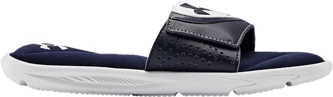 (Grade School) Under Armour Ignite 6 Slide 'White Midnight Navy' 3022728-100 (Grade School) Under Armour Ignite 6 Slide 'White Midnight Navy' 3022728-100