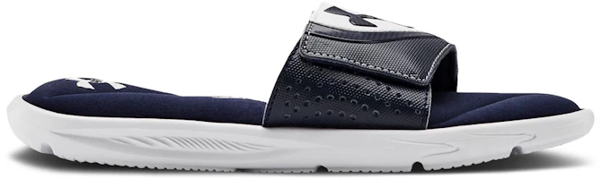 (Grade School) Under Armour Ignite 6 Slide 'White Midnight Navy' 3022728-100 (Grade School) Under Armour Ignite 6 Slide 'White Midnight Navy' 3022728-100
