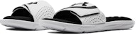 (Kanak-Kanak) Under Armour Ignite 6 Slide 'Putih Hitam' 3022728-102