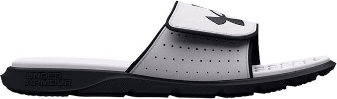 (Grade School) Under Armour Ignite 7 Graphic Footbed Slide 'White Black' 3026038-100 (Grade School) Under Armour Ignite 7 Graphic Footbed Slide 'White Black' 3026038-100