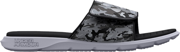(Grade School) Under Armour Ignite 7 Graphic Strap Slide 'Mod Grey Camo' 3026037-100 (Grade School) Under Armour Ignite 7 Graphic Strap Slide 'Mod Grey Camo' 3026037-100
