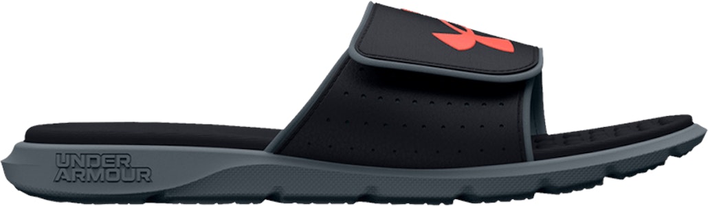 (Kanak-Kanak) Under Armour Ignite 7 Slide 'Hitam Merah Gravel' 3026036-002 Buy (Kanak-Kanak) Under Armour Ignite 7 Slide 'Hitam Merah Gravel' 3026036-002