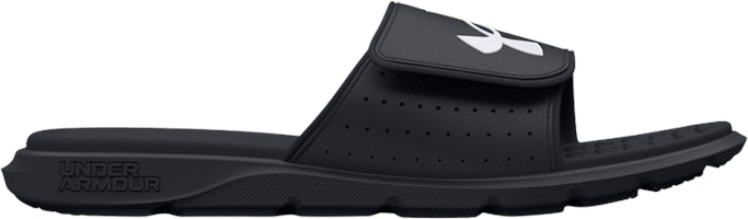 (Grade School) Under Armour Ignite 7 Slide 'Black White' 3026036-001 (Grade School) Under Armour Ignite 7 Slide 'Black White' 3026036-001
