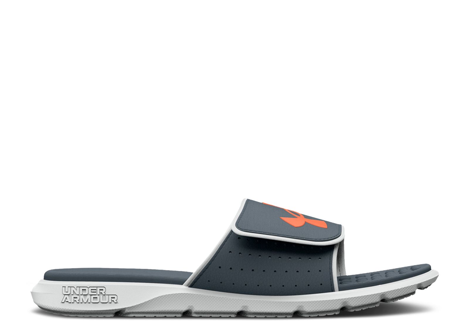 (Grade School) Under Armour Ignite 7 Slide 'Gravel Orange' 3026036-100