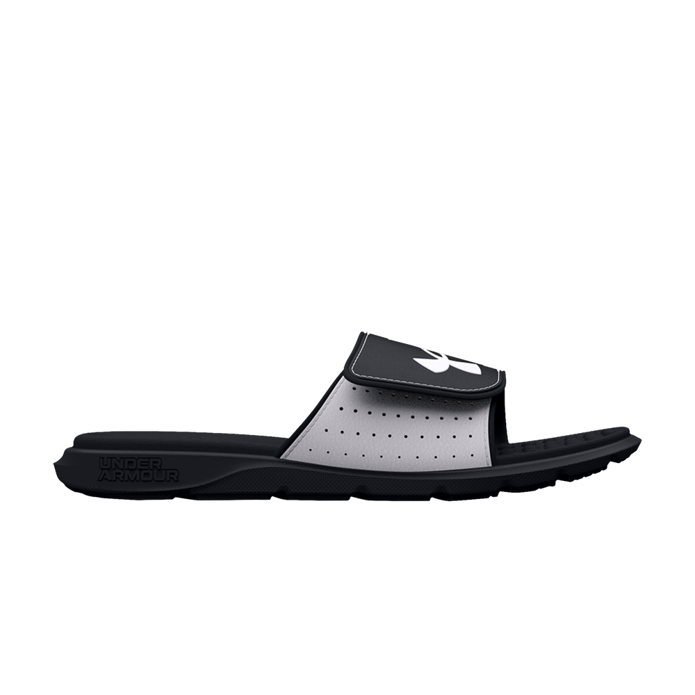 (Grade School) Under Armour Ignite 7 Slide 'White Black' 3026036-102