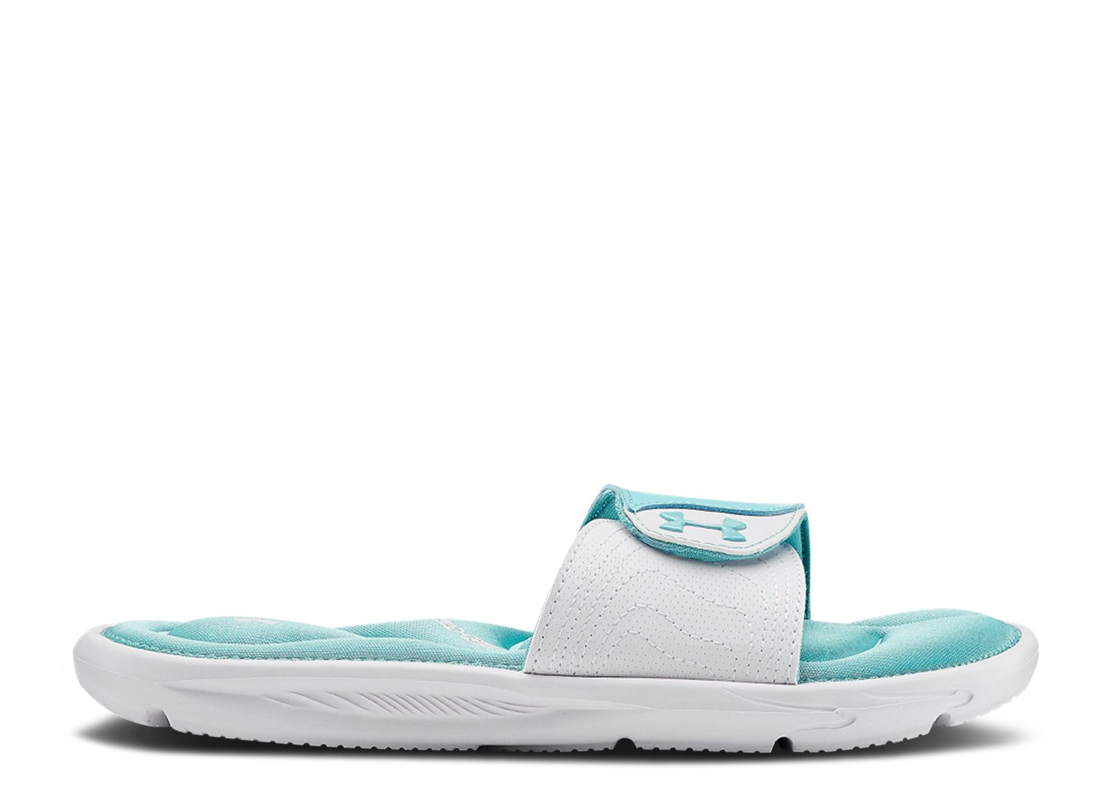 (Grade School) Under Armour Ignite 9 Slide 'White Blue Haze' 3022733-100