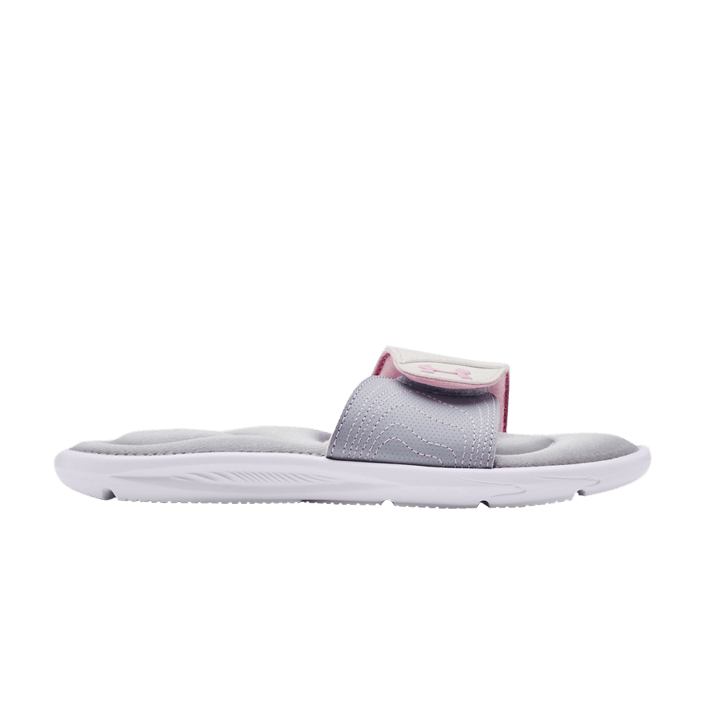 (Grade School) Under Armour Ignite 9 Slide 'White Mod Grey' 3022733-102