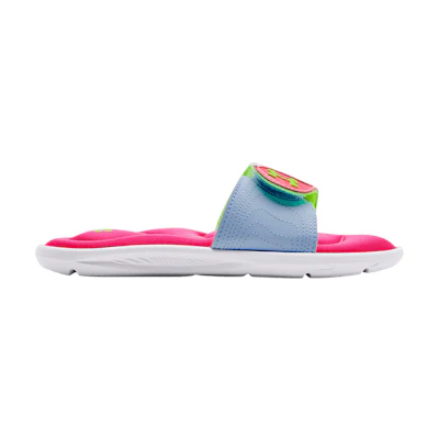 (GS) UA Ignite 9 Slide 'White Penta Pink'
