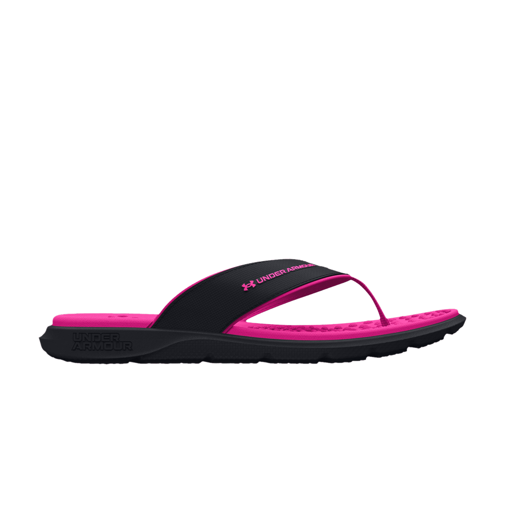 (Grade School) Under Armour Ignite Pro Marbella Sandal 'Black Rebel Pink' 3026042-002
