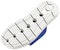 (Kanak-Kanak) Under Armour Ignite Pro Slide 'Baja Biru Kelabu Mist' 3026039-400