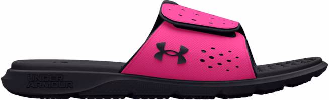 (Grade School) Under Armour Ignite Pro Slide 'Black Rebel Pink' 3026039-001 (Grade School) Under Armour Ignite Pro Slide 'Black Rebel Pink' 3026039-001