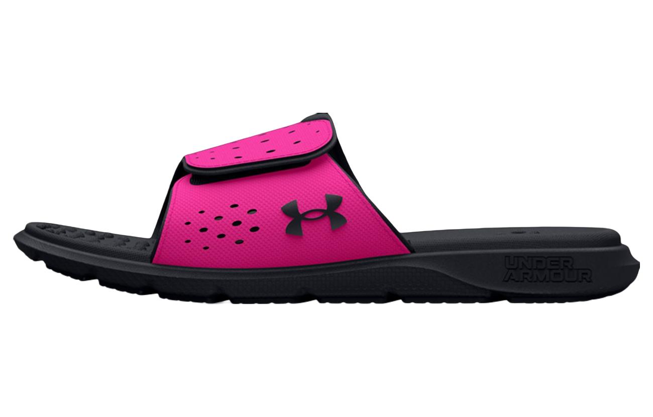 Buy (青少年款) Under Armour Ignite Pro 拖鞋 ‘黑色反叛粉’ 3026039-001