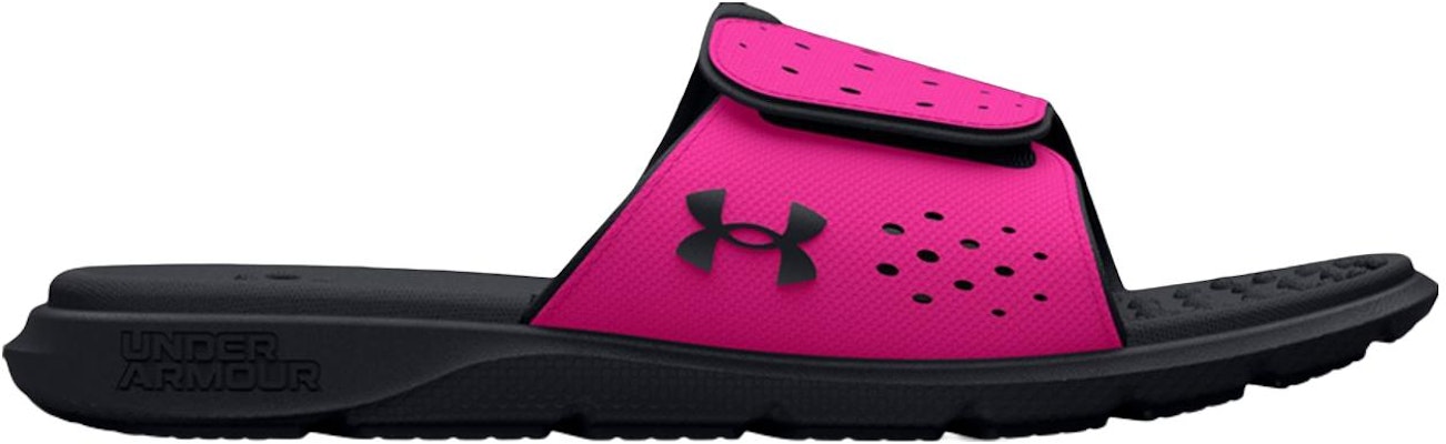 (Grade School) Sandalias Under Armour Ignite Pro 'Negro Rebelde Rosa' 3026039-001 Order (Grade School) Sandalias Under Armour Ignite Pro 'Negro Rebelde Rosa' 3026039-001