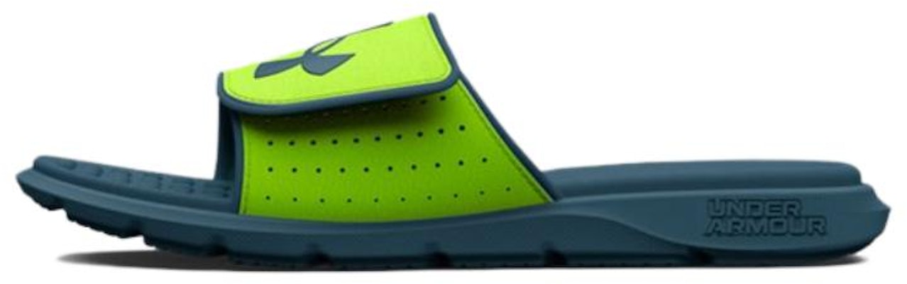 (Grade School) Under Armour Ignite Pro Slide 'Lime Surge Static Blue' 3026036-301 Buy (Grade School) Under Armour Ignite Pro Slide 'Lime Surge Static Blue' 3026036-301