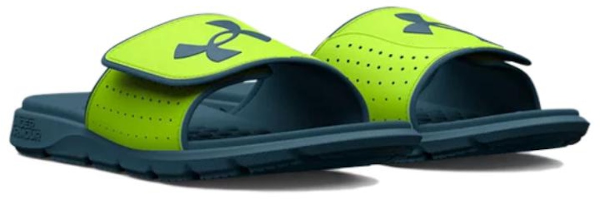 (Grade School) Under Armour Ignite Pro Slide 'Lime Surge Static Blue' 3026036-301 Lookbook (Grade School) Under Armour Ignite Pro Slide 'Lime Surge Static Blue' 3026036-301