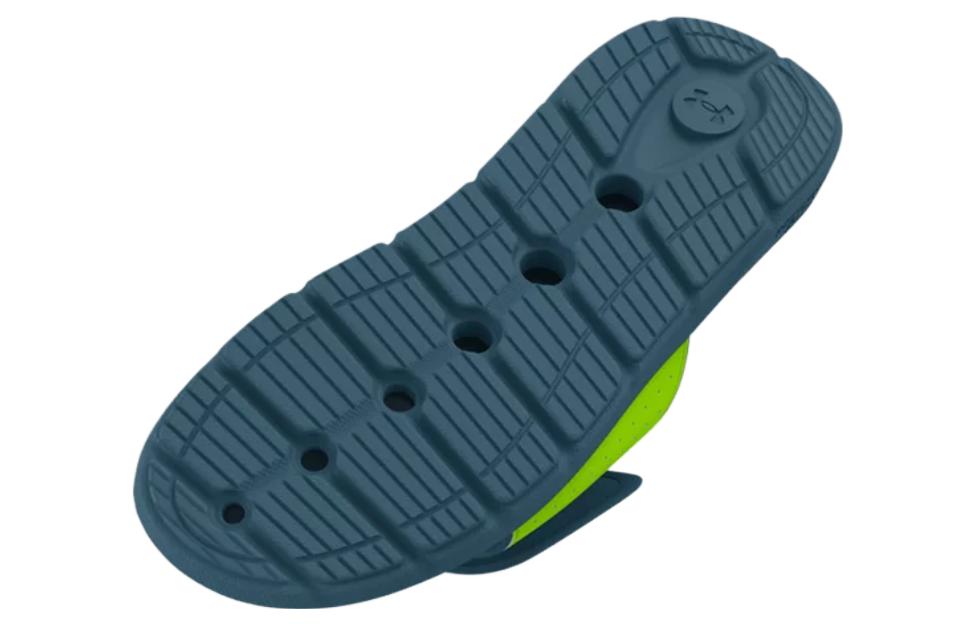 Purchase (Grade School) Under Armour Ignite Pro Slide ''Lime Surge Blu Statico'' 3026036-301