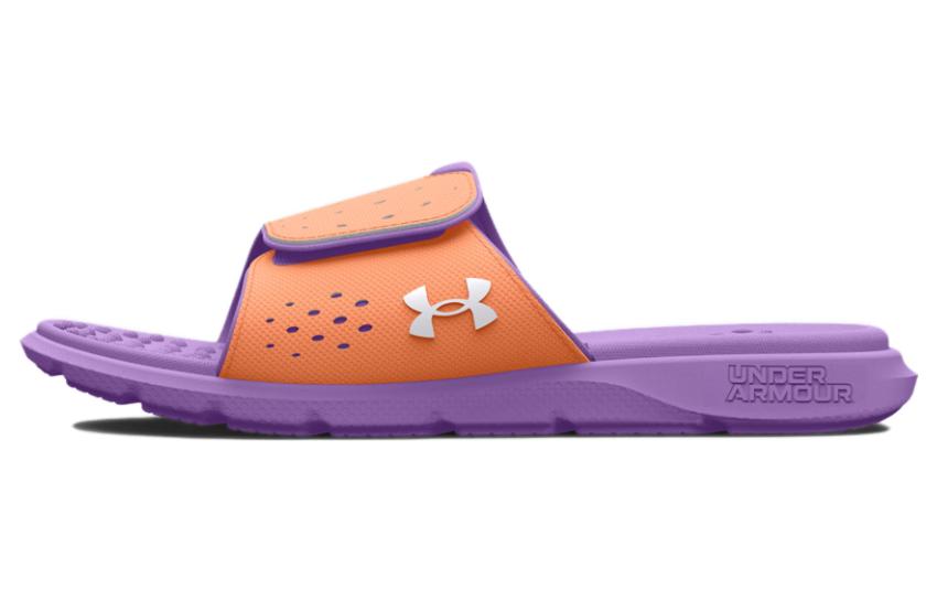 (Grade School) Under Armour Ignite Pro Slide 'Orange Tropic Digi Purple' 3026039-800