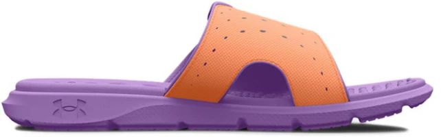 Order (小學)Under Armour Ignite Pro 拖鞋「橘色熱帶數位紫」3026039-800