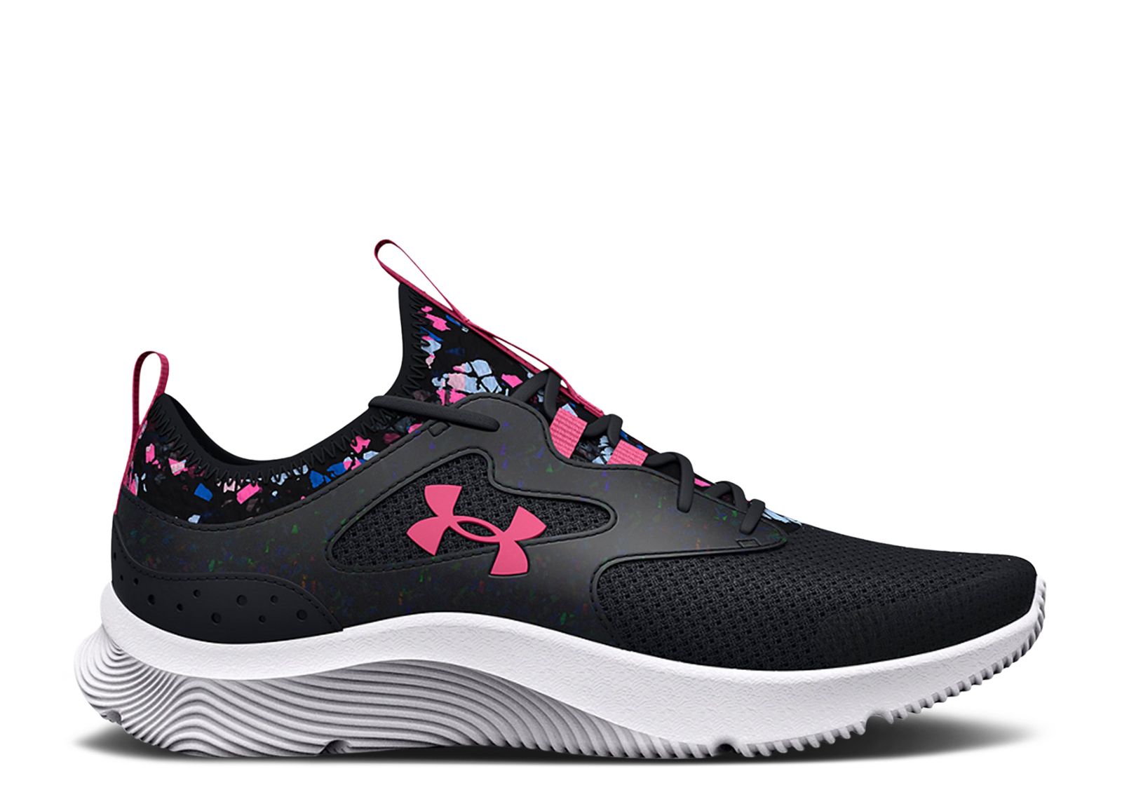 (Grade School) Under Armour Infinity 2.0 Printed 'Black Pink Punk' 3026166-001