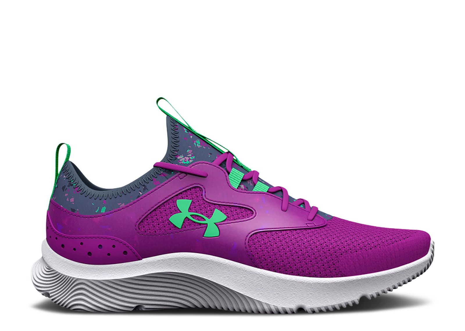 (Grade School) Under Armour Infinity 2.0 Printed 'Strobe Aurora Purple' 3026166-500