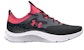(Kanak-Kanak) Under Armour Infinity 2.0 Cetakan 'Hitam Pink Kejutan' 3026166-002