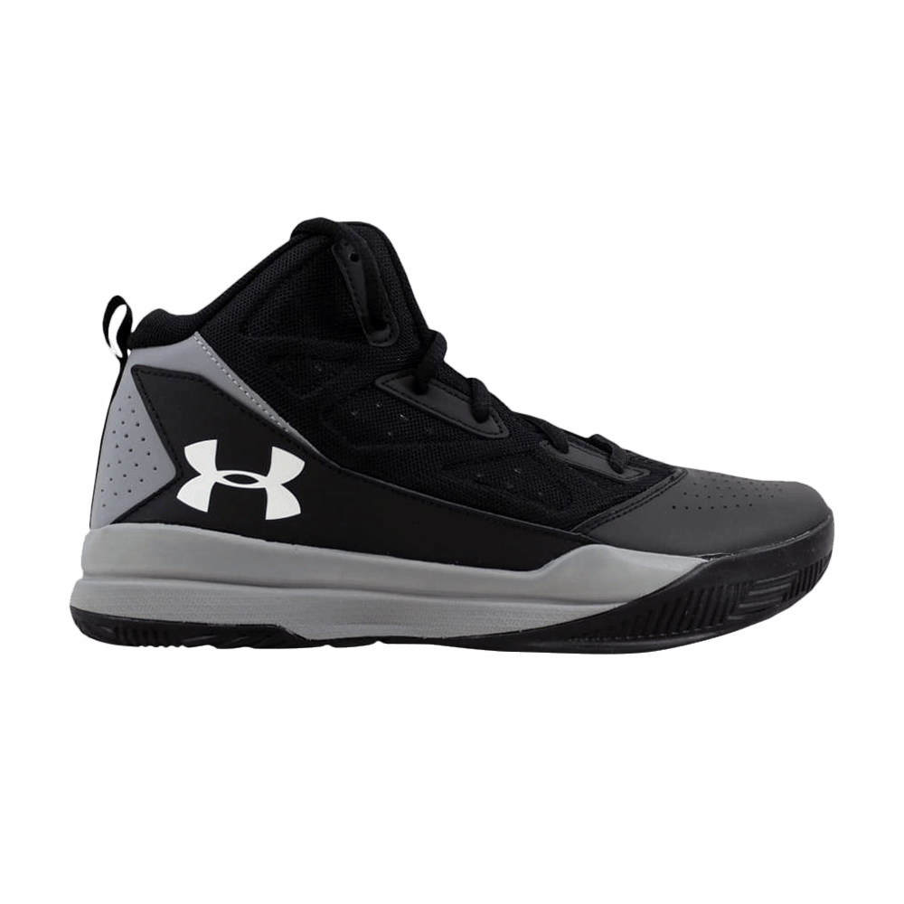 (Grade School) Under Armour Jet Mid 'Black Steel' 1274067-001