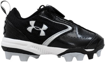 (Grade School) Under Armour Leadoff Low Jr 'Black Silver' 1097014-001 (Grade School) Under Armour Leadoff Low Jr 'Black Silver' 1097014-001