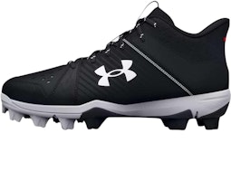 (Grade School) Under Armour Leadoff Low Mid 'Black White' 3025601-001 (Grade School) Under Armour Leadoff Low Mid 'Black White' 3025601-001