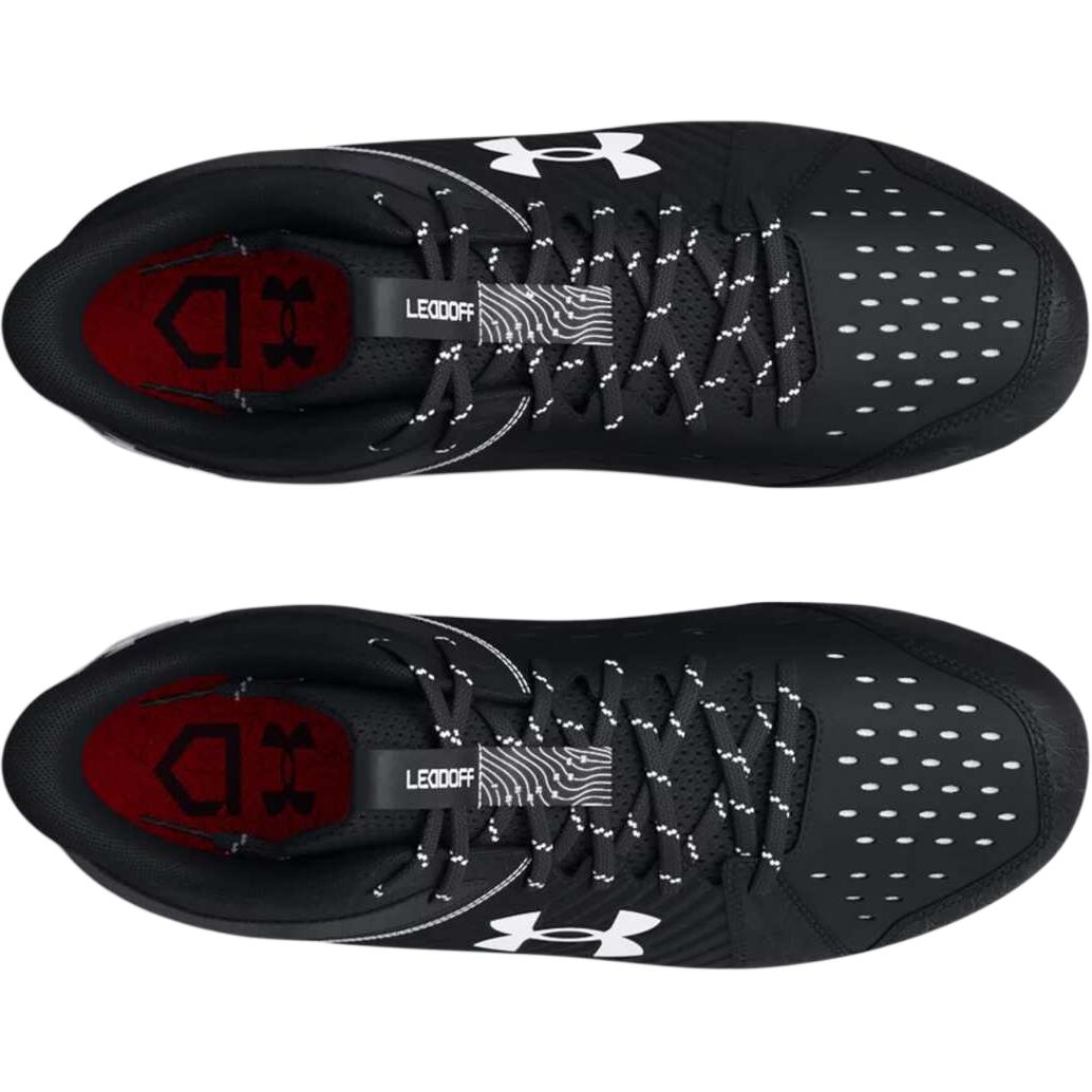 Lookbook (Grade School) Under Armour Leadoff Low Mid ''Nero Bianco'' 3025601-001