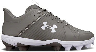 (Grade School) Under Armour Leadoff Low RM 'Baseball Grey' 3025600-102 (Grade School) Under Armour Leadoff Low RM 'Baseball Grey' 3025600-102