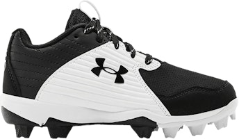 (Grade School) Under Armour Leadoff Low RM 'Black White' 3023449-002 (Grade School) Under Armour Leadoff Low RM 'Black White' 3023449-002