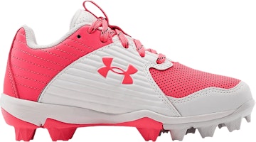 (Grade School) Under Armour Leadoff Low RM 'Cerise White' 3023449-601 (Grade School) Under Armour Leadoff Low RM 'Cerise White' 3023449-601