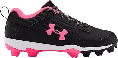 (Grade School) Under Armour Leadoff Low RM Jr 'Black Pink' 3022072-002 (Grade School) Under Armour Leadoff Low RM Jr 'Black Pink' 3022072-002