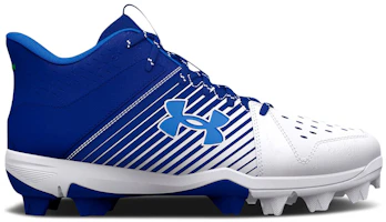 (Grade School) Under Armour Leadoff Mid RM 'Royal White' 3025601-400 (Grade School) Under Armour Leadoff Mid RM 'Royal White' 3025601-400