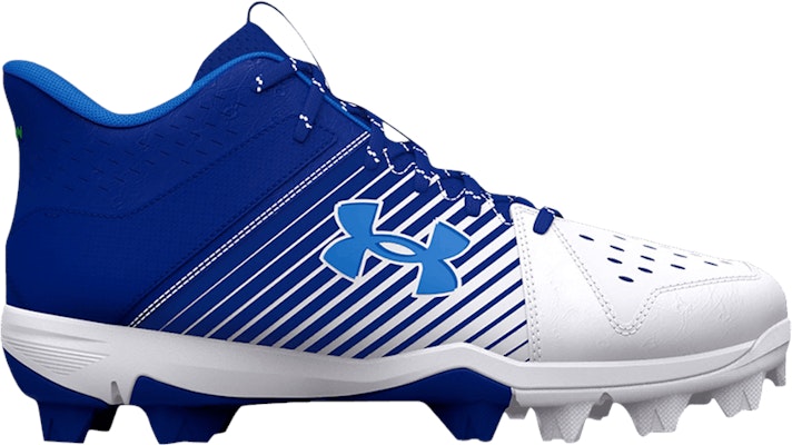 (Grade School) Sepatu Under Armour Leadoff Mid RM 'Royal White' 3025601-400 Buy (Grade School) Sepatu Under Armour Leadoff Mid RM 'Royal White' 3025601-400