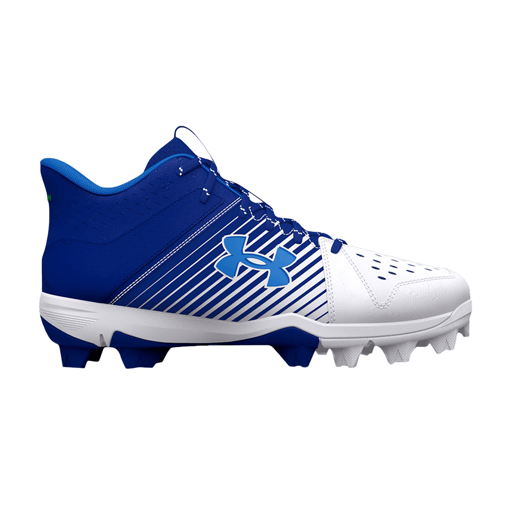 (Grade School) Under Armour Leadoff Mid RM 'Royal White' 3025601-400