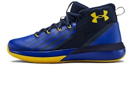 (Grade School) Under Armour Lockdown 3 'Royal Taxi' 3020430-402 (Grade School) Under Armour Lockdown 3 'Royal Taxi' 3020430-402