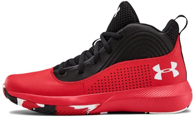 (Grade School) Under Armour Lockdown 4 'Red Black' 3022123-601 Buy (Grade School) Under Armour Lockdown 4 'Red Black' 3022123-601