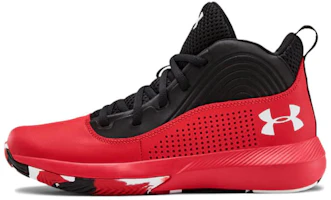 (Grade School) Under Armour Lockdown 4 'Red Black' 3022123-601 (Grade School) Under Armour Lockdown 4 'Red Black' 3022123-601