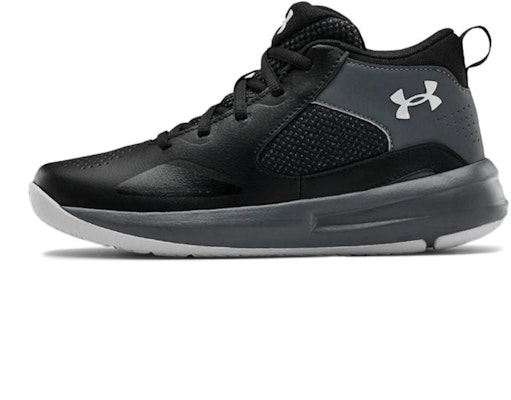 (Grade School) Under Armour Lockdown 5 'Black Pitch Gray' 3023533-001 Buy (Grade School) Under Armour Lockdown 5 'Black Pitch Gray' 3023533-001