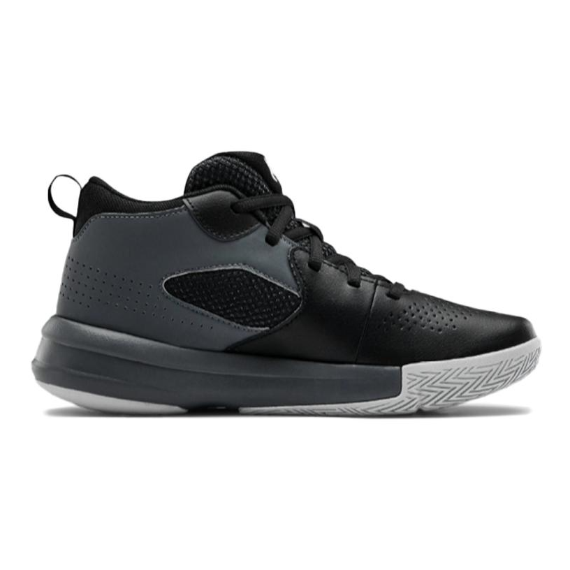 Order (Grade School) Under Armour Lockdown 5 'Hitam Pitch Abu-abu' 3023533-001