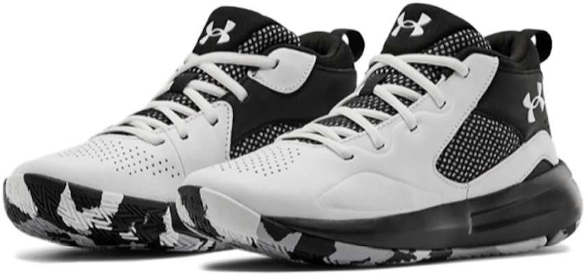 (Grade School) Under Armour Lockdown 5 'White Black' 3023533-100 Lookbook (Grade School) Under Armour Lockdown 5 'White Black' 3023533-100